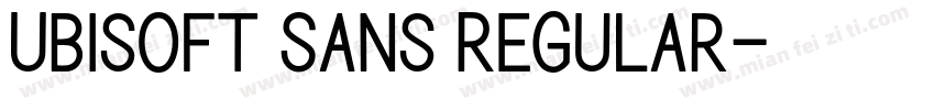 Ubisoft Sans Regular字体转换